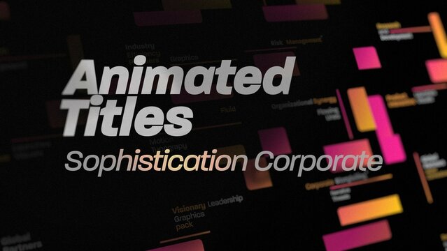 Sophistication Corporate Typography Titles 