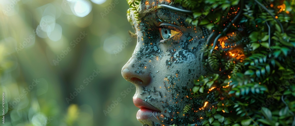 Poster this is the concept of ai (artificial intelligence)...