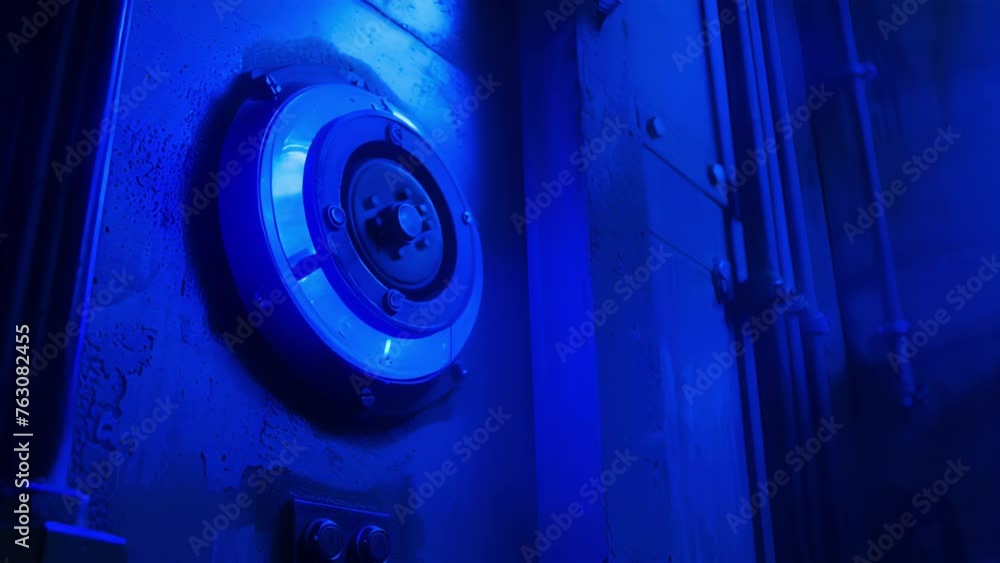 Poster the blue glow of the machines power button hinting at the magic within.