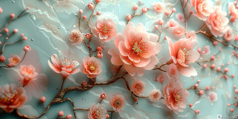 цветочный фон 