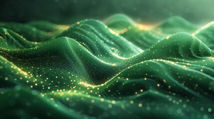Intense green abstract background