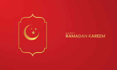Ramadan modern background design. Translation: "Ramadan Kareem , " 3D illustration.