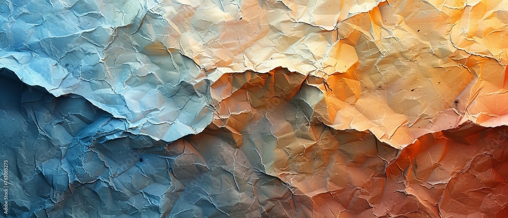 Poster The texture of paper can be used as a background