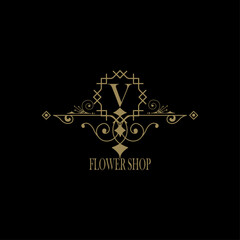 Web Creative Initial letter v logo design with modern business vector template. Creative isolated v monogram logo design
