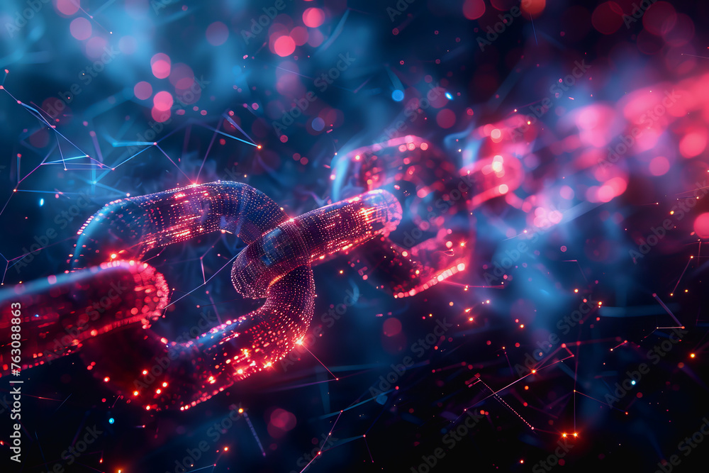 Aufkleber cyber security futuristic, data stream digital binary crypto currency, and blockchain transactions.