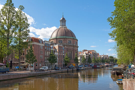 The Ronde Lutherse Kerk in Amsterdam
