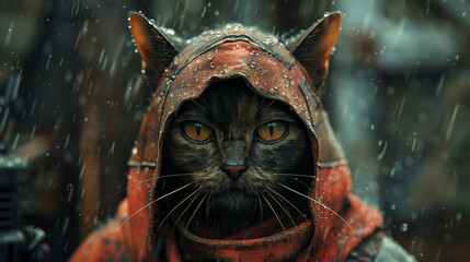 raining cat