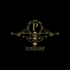 Web Creative Initial letter p logo design with modern business vector template. Creative isolated p monogram logo design
