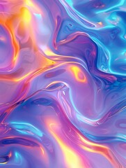 Obraz premium Vivid abstract waves background