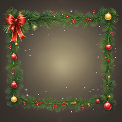 Naklejka na ściany i meble a set of christmas garlands isolated on a transparent background