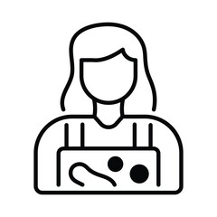 Women  icon editable stock vector illustration
