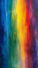Abstract colorful oil painting