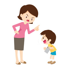 parent angry to kid addicted phone