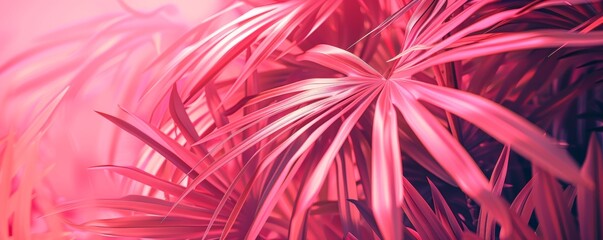 Abstract pink foliage with soft light