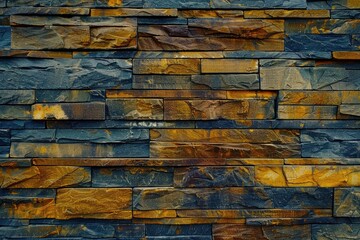 The unique texture of a brick wall, with variations in color and the mortar lines,