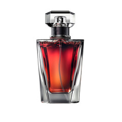 A bottle of perfume isolated on a transparent background.