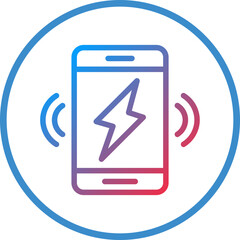 Wireless Charging Icon Style