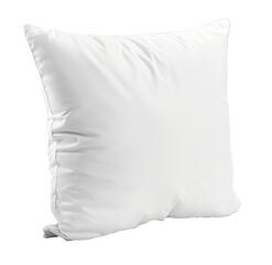 A white pillow with a white cover