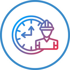 Working Hours Icon Style