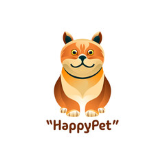 a pet shop logo. logo with pet concept