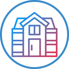 Fototapeta premium House Icon Style