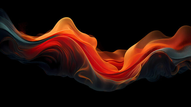  stunning and intense close-up images showcasing fluid formations against a black background