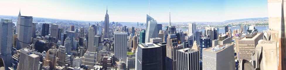 New York City Skyline Empire State Building 2011 Manhattan panorama