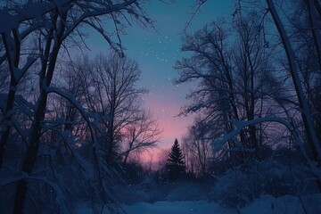 Photo winter snowy park trees in the snow a frozen river snowdrifts and ice fantasy