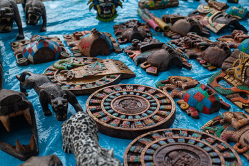 Mexican souvenirs. The Maya tribes