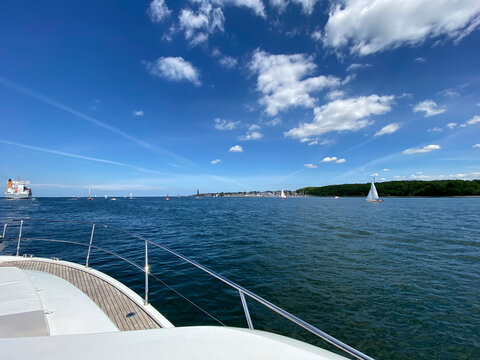 Motorboot auf der Ostsee