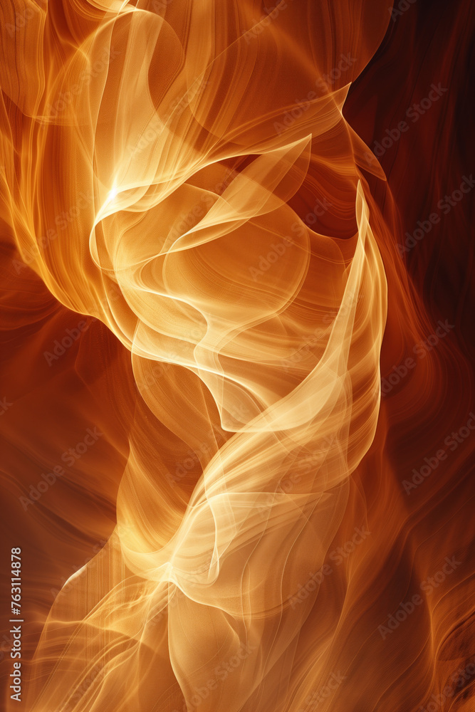 Poster flame canyon. abstract colorful background. created with generative ai technology.