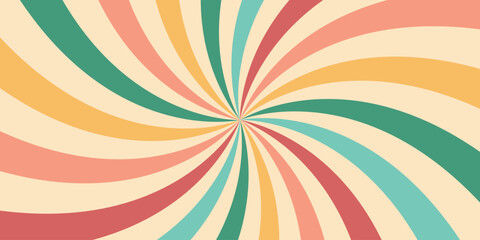 abstract background with circles retro style colorful background