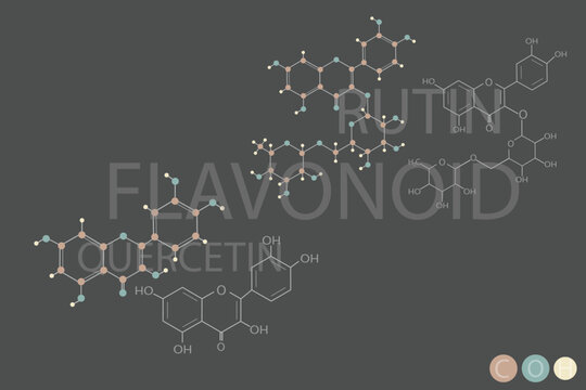 flavonoid molecular skeletal chemical formula
