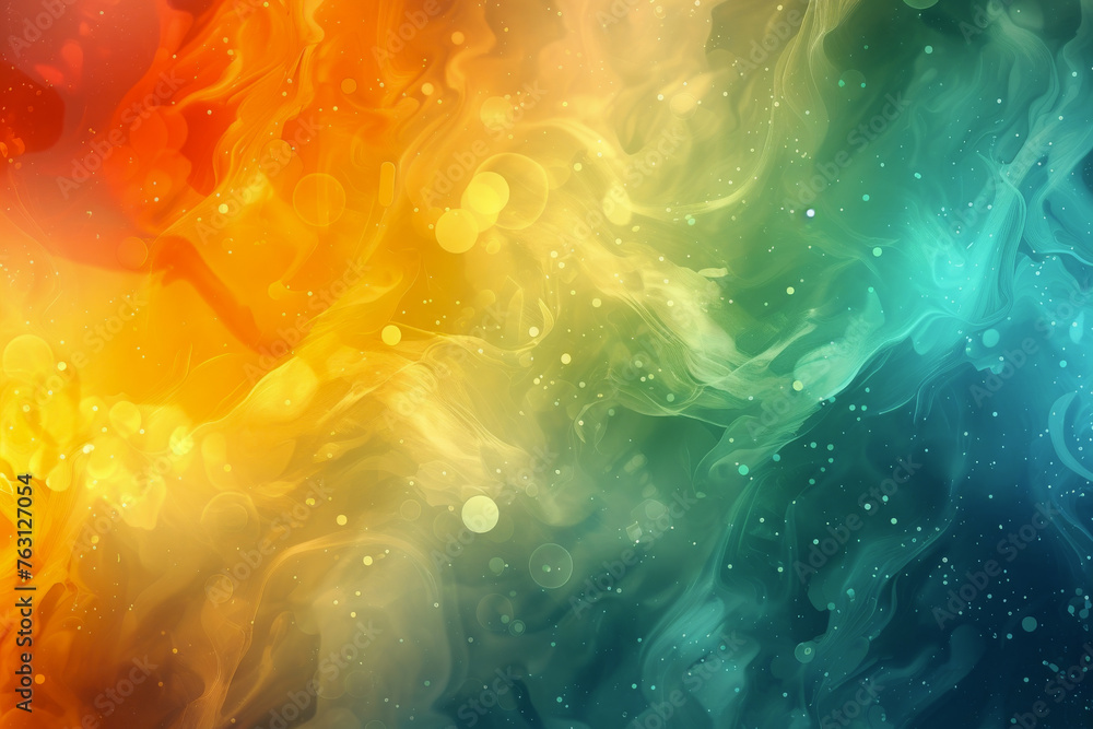 Poster abstract colorful liquid flowing background with space for text. artistic digital wallpaper design. 