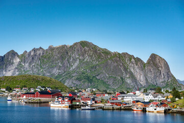 Reine village on Lofoten islands in Norway.