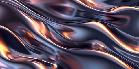 Fototapeta premium Holographic surface pattern. Shiny texture background. Luxury risch style wallpaper. Digital artistic artwork raster bitmap illustration. Graphic design art. AI artwork.