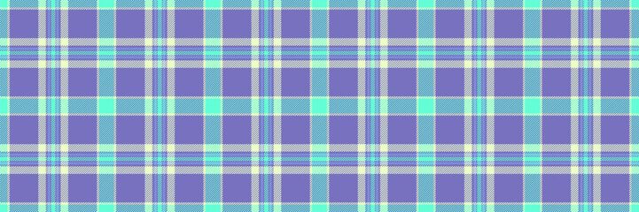 Pretty check tartan texture, network textile pattern vector. Formal plaid seamless fabric background in indigo and light colors.
