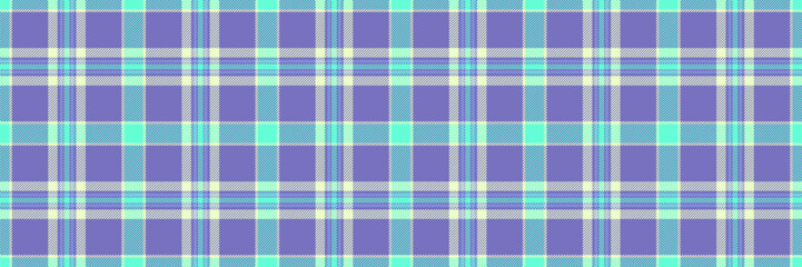 Pretty check tartan texture, network textile pattern vector. Formal plaid seamless fabric background in indigo and light colors.