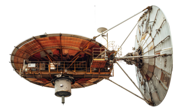 Spacecraft, cut out - stock png.