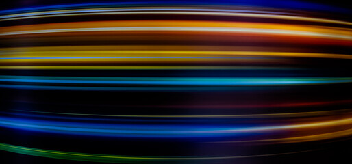 Futuristic abstract of dark gradient light in trails motion background, and creative glowing light design concept