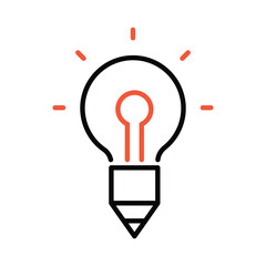 Idea  icon editable stock vector illustration