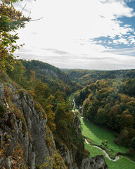 Autumn Ojcowski Park Narodowy national park in Poland - obrazy, fototapety, plakaty