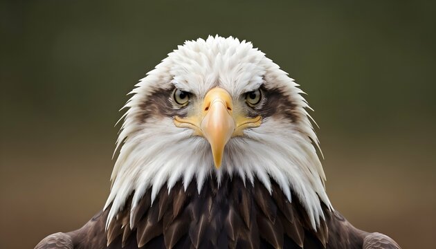 An Eagle With Its Feathers Arranged In Perfect Sym Upscaled 8