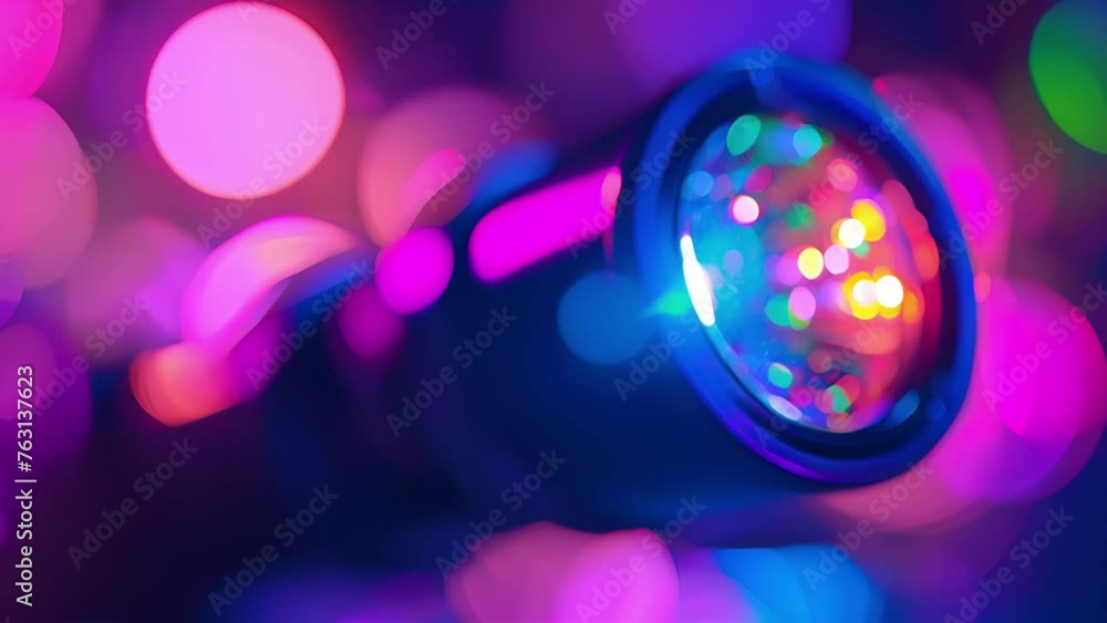 Poster a magnified image of the indicator light which changes color to signify the presence of pests in the