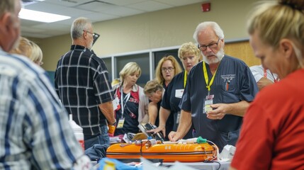 Hospital Staff Training Session Around Table