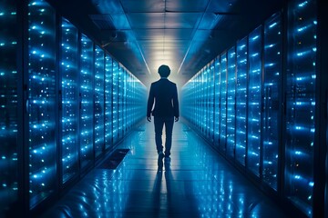 Protecting digital data with cybersecurity systems to prevent unauthorized access incidents. Concept Cybersecurity Systems, Data Protection, Unauthorized Access, Cyber Threats, Prevention