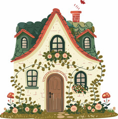 vintage flowers flora botanicals charming