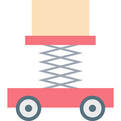 Fototapeta premium Lifter Vector Icon easily modified
