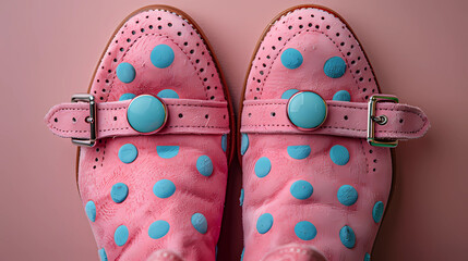 pink shoes - obrazy, fototapety, plakaty