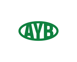 AYB logo design vector template